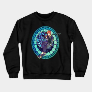 Stainglass HeartaZac Crewneck Sweatshirt